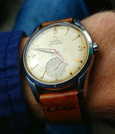 omega 1957 seamaster|1957 omega speedmaster used.